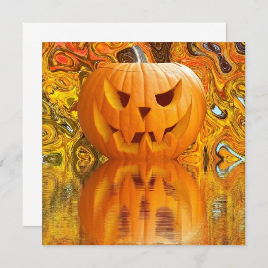 Carte Le Citrouille étoilé (Devant / Derrière)