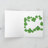 Carte Le clown effrayant de St Patrick heureux (Intérieur)