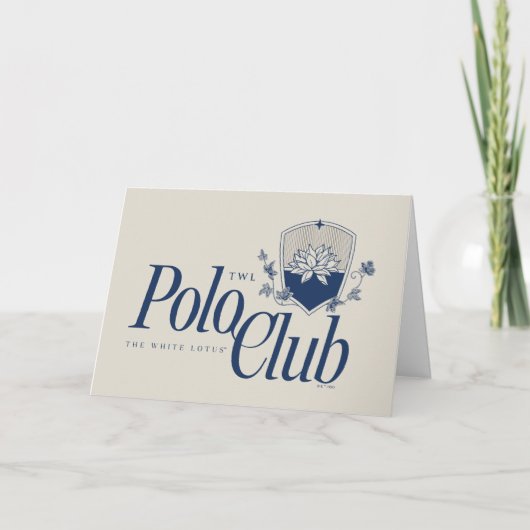 Carte Le Club White Lotus Polo (Devant)