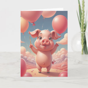 Carte Le cochon voit l'avenir