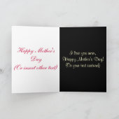 Carte Le coeur d'une mère (Intérieur)