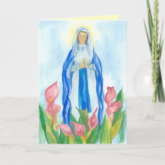 Carte Le Coeur Immaculé de Marie Fête de l'Assomption (Devant)