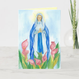 Carte Le Coeur Immaculé de Marie Fête de l'Assomption