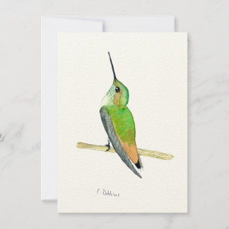 Carte Le colibri d'Allen