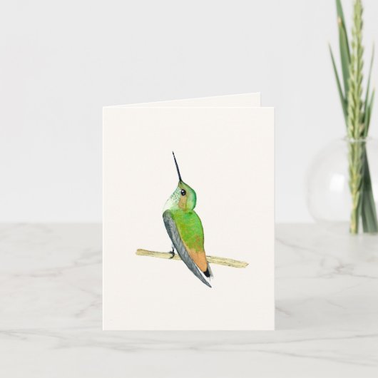 Carte Le colibri d'Allen (Devant)