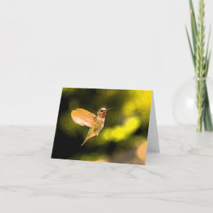 Carte Le colibri d'Anna
