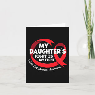 Carte Le combat de ma fille est mon combat contre l'aném