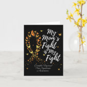 Carte Le combat de ma mère est ma prise de conscience de (Fleur jaune)