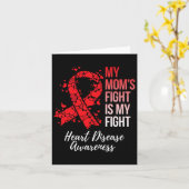 Carte Le combat de maman est ma lutte Conscience des mal (Fleur jaune)