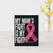 Carte Le combat de maman est ma lutte Conscience du canc (Fleur jaune)