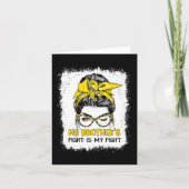 Carte Le combat de mon frère est ma lutte contre le canc (Devant)