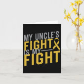 Carte Le combat de mon oncle est mon combat contre le ca (Fleur jaune)