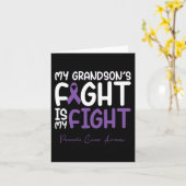Carte Le combat de mon petit-fils est mon combat contre (Fleur jaune)