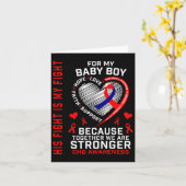 Carte Le combat est mon combat (Fleur jaune)