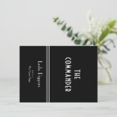 Carte Le commandant ~ Livre deux (Debout devant)