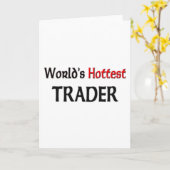 Carte Le commerçant le plus chaud du monde (Fleur jaune)