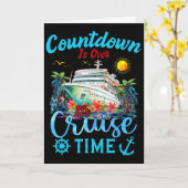 Carte Le compte à rebours est terminé C'est l'heure de l (Fleur jaune)