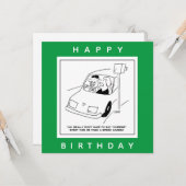 Carte Le conducteur dit du fromage en passant une caméra (Devant/Arrière en situation)