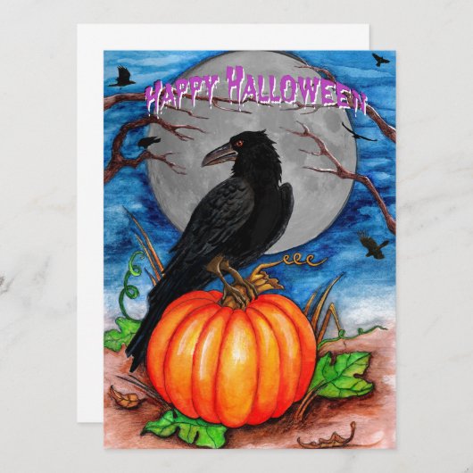 Carte Le Corbeau (Devant / Derrière)