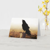 Carte Le Corbeau (Fleur jaune)