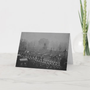 Carte Le cortège funèbre de la reine Victoria