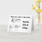 Carte Le coup dans là cardent (Fleur jaune)