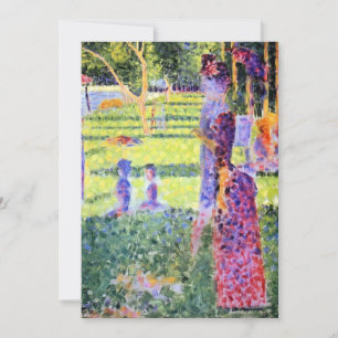 Carte Le couple de Georges Seurat, Pointillisme Vintage