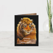 Carte Le courage n'est pas toujours ROAR (Devant)