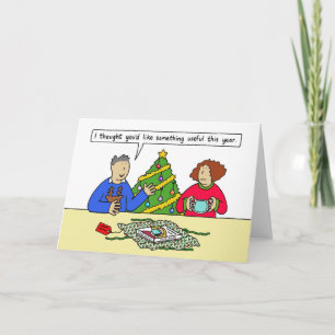 Carte Le Covid 19 visage Masque Humour cadeau de Noël
