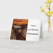 Carte Le cri (Fleur jaune)