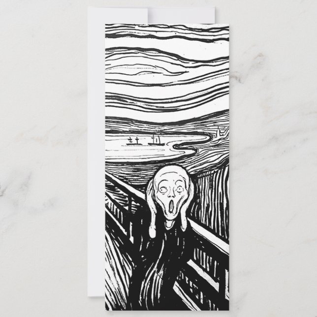 Carte Le cri d'Edvard Munch (Devant)