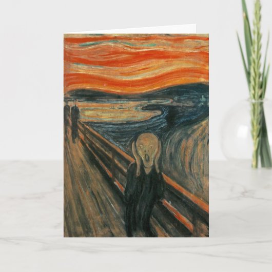 Carte Le cri d'Edvard Munch (Devant)
