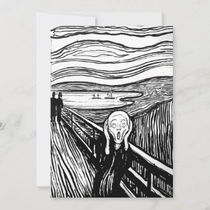 Carte Le cri d'Edvard Munch