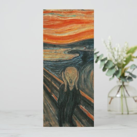 Carte Le cri d'Edvard Munch (Debout devant)