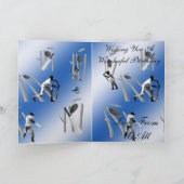 Carte Le Cricket Au Jeu, Anniversaire (Intérieur)