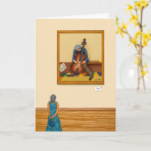 Carte Le critique #2 d'art (Fleur jaune)