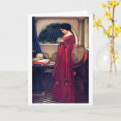 Carte Le Crystal Ball, John William Waterhouse (Fleur jaune)