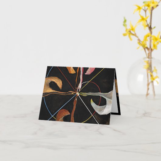 Carte Le Cygne, Groupe IX, No 7 par Hilma af Klint (Fleur jaune)