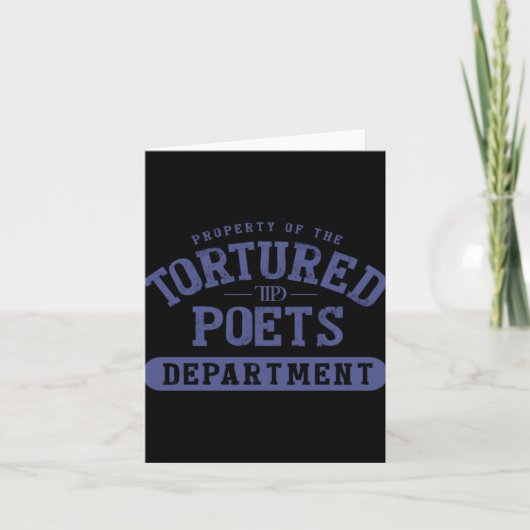 Carte Le D Poets Dept Design (Devant)