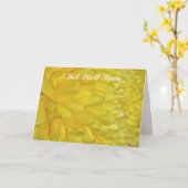Carte Le dahlia jaune obtiennent bien bientôt (Fleur jaune)