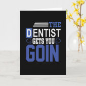 Carte Le dentiste vous prend (Fleur jaune)