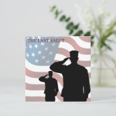 CARTE LE DERNIER SALUT (Debout devant)