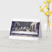 Carte Le Dernier souper (Fleur jaune)