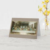 Carte Le Dernier souper (Fleur jaune)