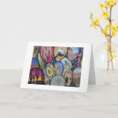 Carte Le désert peint (Fleur jaune)