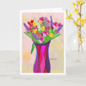 Carte Le design créatif de LeeMarie (Fleur jaune)