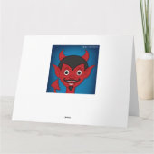 Carte Le diable d'Halloween (Dos)