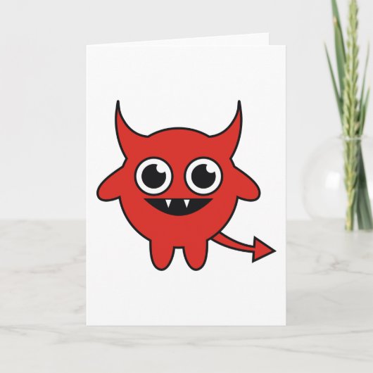 Carte Le diable mignon (Devant)