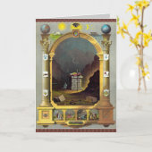 Carte Le diagramme maçonnique (Fleur jaune)