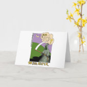 Carte Le Dim Reaper Drôle Drôle Halloween Dons de dessin (Fleur jaune)